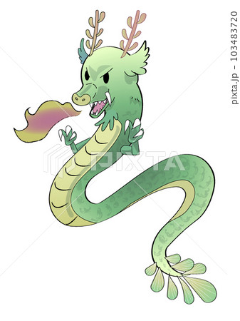 辰年年賀状イラスト ドラゴン 103483720