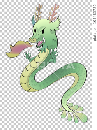 辰年年賀状イラスト ドラゴン 103483720