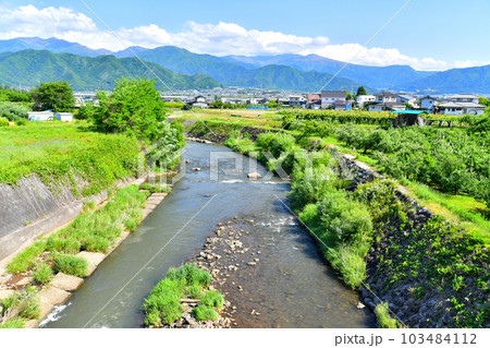 平成大橋／鳥居川より小布施方面を望む(長野県長野市)【2023.5】 103484112