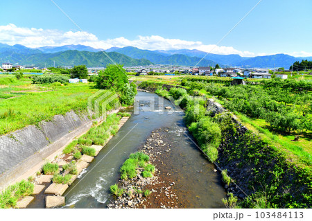 平成大橋／鳥居川より小布施方面を望む(長野県長野市)【2023.5】 103484113