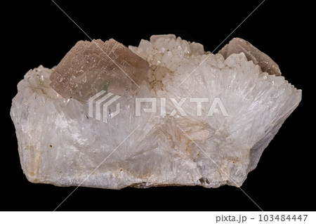 macro mineral fluorite stone on balck background macro mineral fluorite stone on balck background 103484447