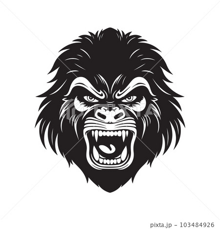 angry gorilla