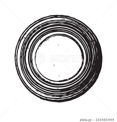 circle, vintage logo concept black and white color, hand drawn illustration circle, vintage logo concept black and white color, hand drawn illustration 103485444