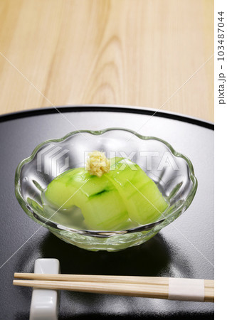 加賀太きゅうりの翡翠煮 加賀太きゅうりの翡翠煮 103487044