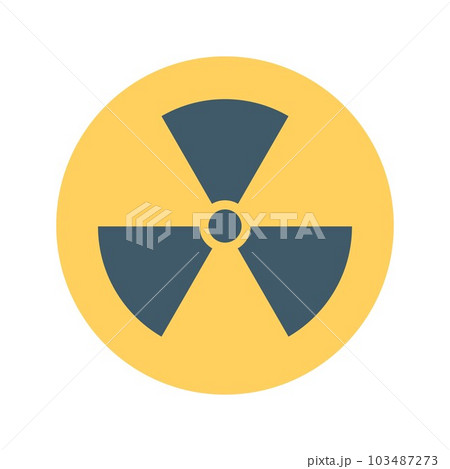 Radiation Sign icon vector image. Radiation Sign icon vector image. 103487273
