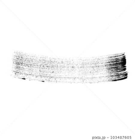 Black brush stroke isolated on a white background. Stock design element Black brush stroke isolated on a white background. Stock design element 103487605
