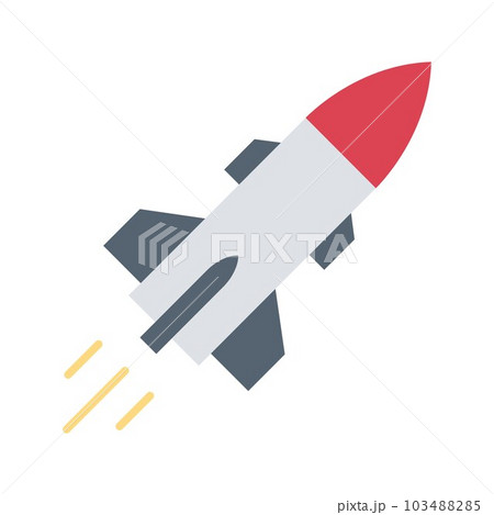 Missile icon vector image. Missile icon vector image. 103488285