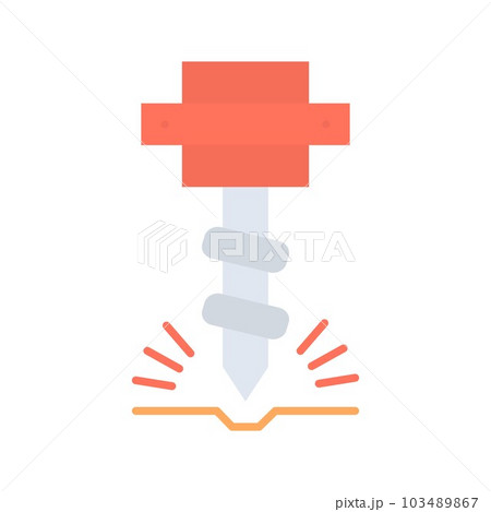 Drilling Machine icon vector image. Drilling Machine icon vector image. 103489867