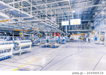 spare parts in a car plant spare parts in a car plant 103490519