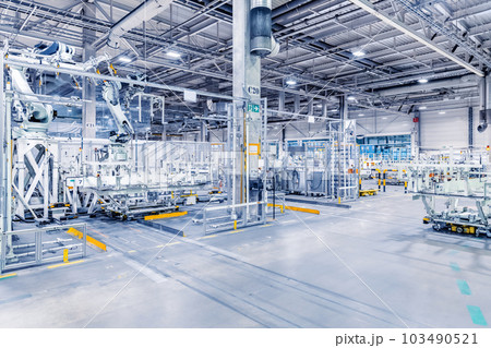 spare parts in a car plant 103490521