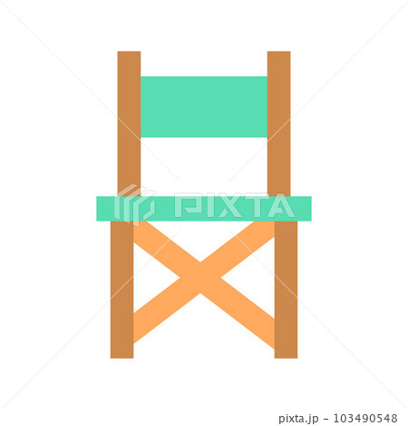 Camp Chair icon vector image. 103490548