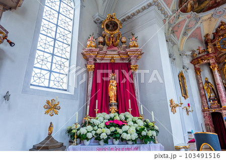 Wildsteig church, bavaria, germany 103491516