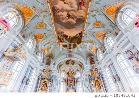 Catholic Church Maria Heimsuchung, lechbruck, bavaria, germany 103491643