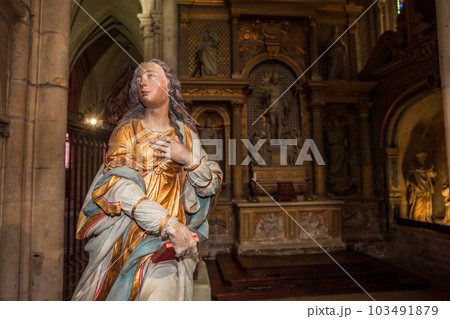 Saint Julian cathedral, Le Mans, Sarthe, France Saint Julian cathedral, Le Mans, Sarthe, France 103491879