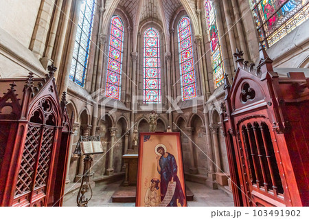 Saint Julian cathedral, Le Mans, Sarthe, France Saint Julian cathedral, Le Mans, Sarthe, France 103491902