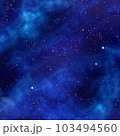Ultramarine Galaxy Backgrounds Digital Paper outer space textures with blue starry night skies and nebula art 103494560