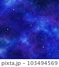 Ultramarine Galaxy Backgrounds Digital Paper outer space textures with blue starry night skies and nebula art 103494569