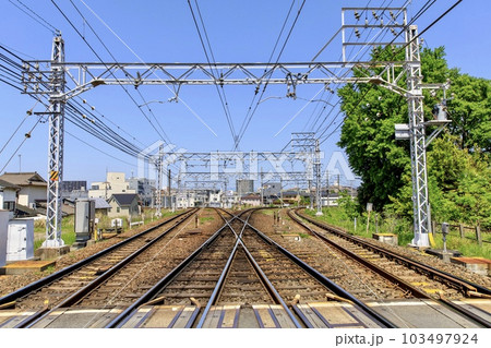 名古屋鉄道の枇杷島分岐点 名古屋鉄道の枇杷島分岐点 103497924