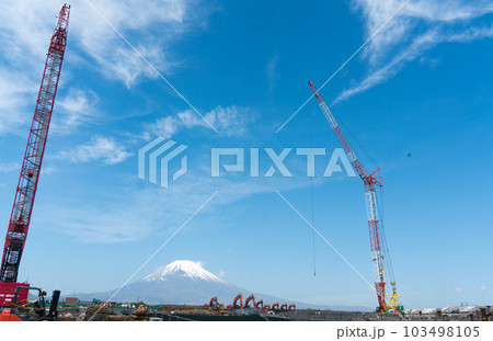 未来都市　ウーブン・シティ 建設現場 103498105
