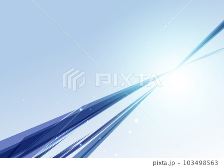 シャープなデジタルライン背景	 103498563