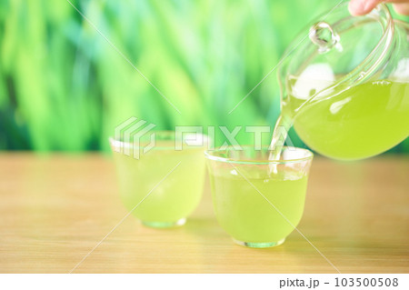 冷たい緑茶 103500508