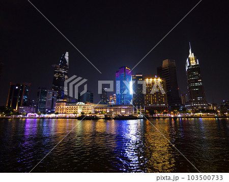 ホーチミン サイゴン川 リバークルーズ マジェスティックサイゴンとスカイデッキ ホーチミン サイゴン川 リバークルーズ マジェスティックサイゴンとスカイデッキ 103500733