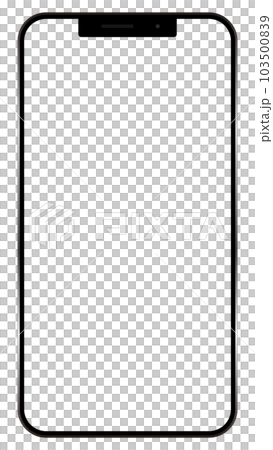 Smartphone cover transparent illustration Smartphone cover transparent illustration 103500839
