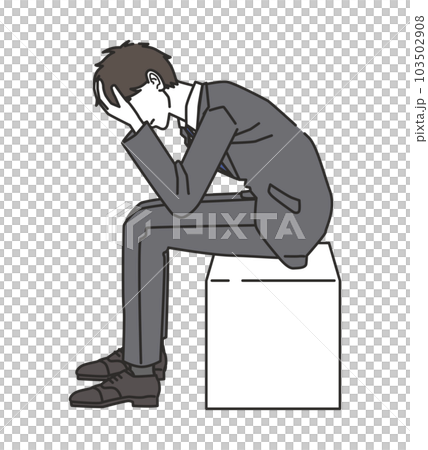 西裝男摔倒 西裝男摔倒 103502908