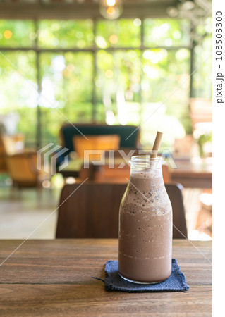 iced chocolate milkshake frappe or blend 103503300