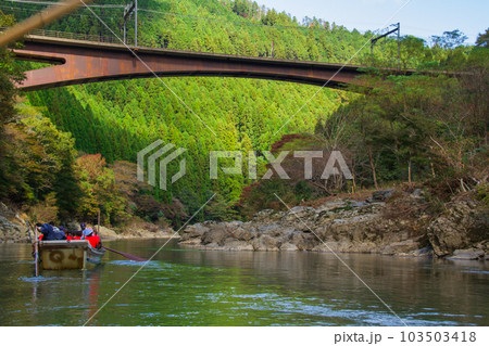 保津川下り(京都府-亀岡市) 保津川下り(京都府-亀岡市) 103503418