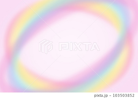 ピンク系パステルカラーの抽象的背景 虹の環 ピンク系パステルカラーの抽象的背景 虹の環 103503852