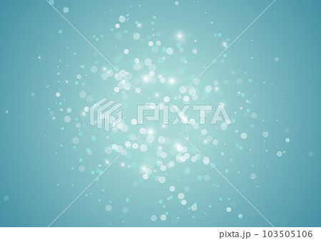 青緑のキラキラ背景 103505106