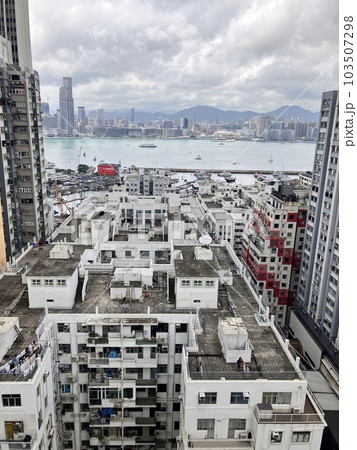 Hong Kong skyline really is one of the most beautiful in the world. Dotted with a multitude of skyscrapers and framed by verdant hills and mountains, it really can take your breath away. Hong Kong skyline really is one of the most beautiful in the world. Dotted with a multitude of skyscrapers and framed by verdant hills and mountains, it really can take your breath away. 103507298