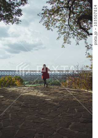 Beautiful park in the castle of the city of Przemysl Beautiful park in the castle of the city of Przemysl 103507814