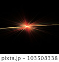 Fractal Illustration of Combustion on Black Background 103508338