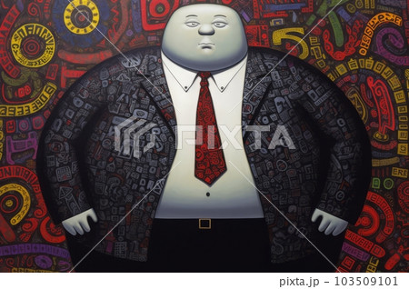 太っている男性,Generative AI AI画像 太っている男性,Generative AI AI画像 103509101