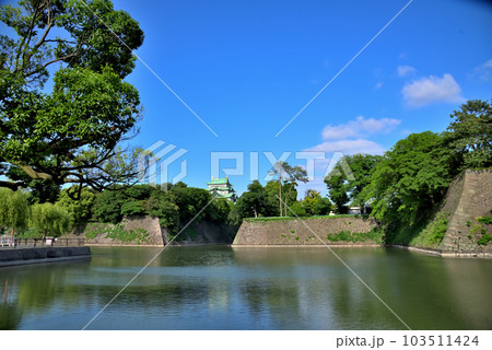 《愛知県》新緑の名古屋城 103511424