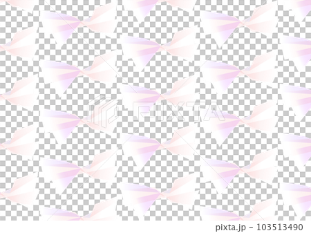 ふんわり春色リボンのパターン(紫系) ふんわり春色リボンのパターン(紫系) 103513490