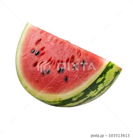 Fresh watermelon isolated. Illustration AI Generative Fresh watermelon isolated. Illustration AI Generative 103513613