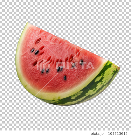 Fresh watermelon isolated. Illustration AI Generative Fresh watermelon isolated. Illustration AI Generative 103513613