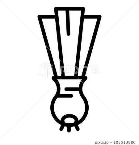 Garden chives icon. Outline garden chives vector icon for web design isolated on white background 103513980