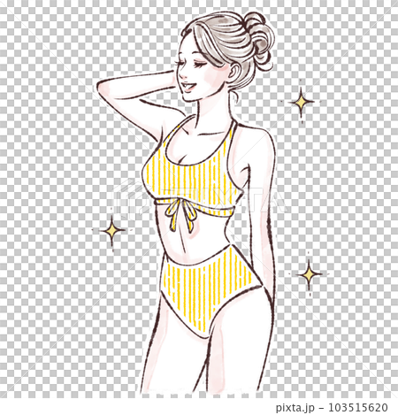 女性插畫素材 女性插畫素材 103515620