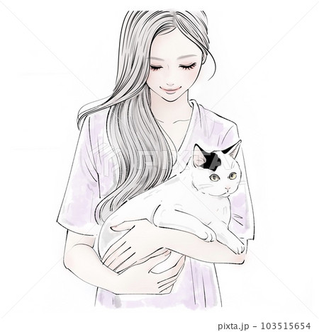 女性のイラスト素材 女性のイラスト素材 103515654