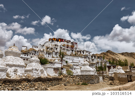 Thiksey Monastery,Thiksey Gompa, Leh Ladakh, Jammu,Kashmir, India Thiksey Monastery,Thiksey Gompa, Leh Ladakh, Jammu,Kashmir, India 103516514