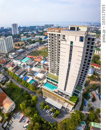 Aerial view of Pattaya, Bang Lamung District, Chon Buri, Thailand Aerial view of Pattaya, Bang Lamung District, Chon Buri, Thailand 103517055