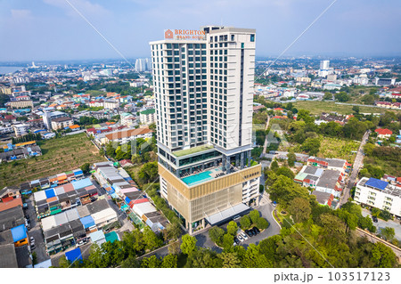 Aerial view of Pattaya, Bang Lamung District, Chon Buri, Thailand 103517123