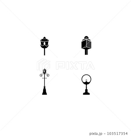 Garden light icon Garden light icon 103517354