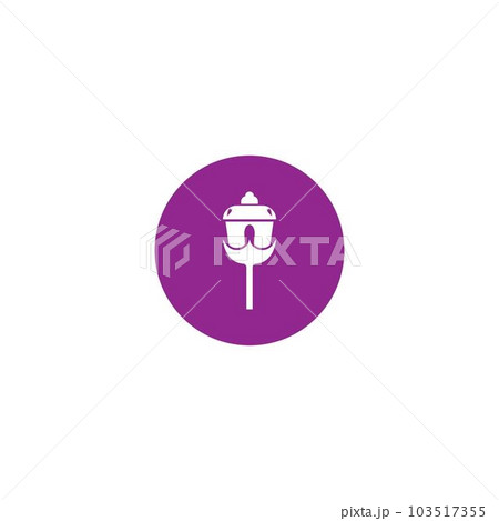 Garden light icon Garden light icon 103517355