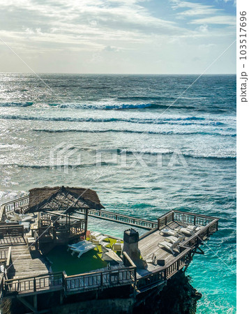 Blue Point Beach Ungasan, Pantai Suluban in Uluwatu Beach, Bali, Indonesia 103517696