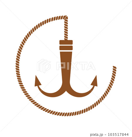 grappling hook icon 103517844